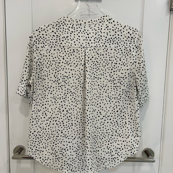 Polkadot Office Professional Blouse Ladies Size M🤍 - Picture 3 of 5